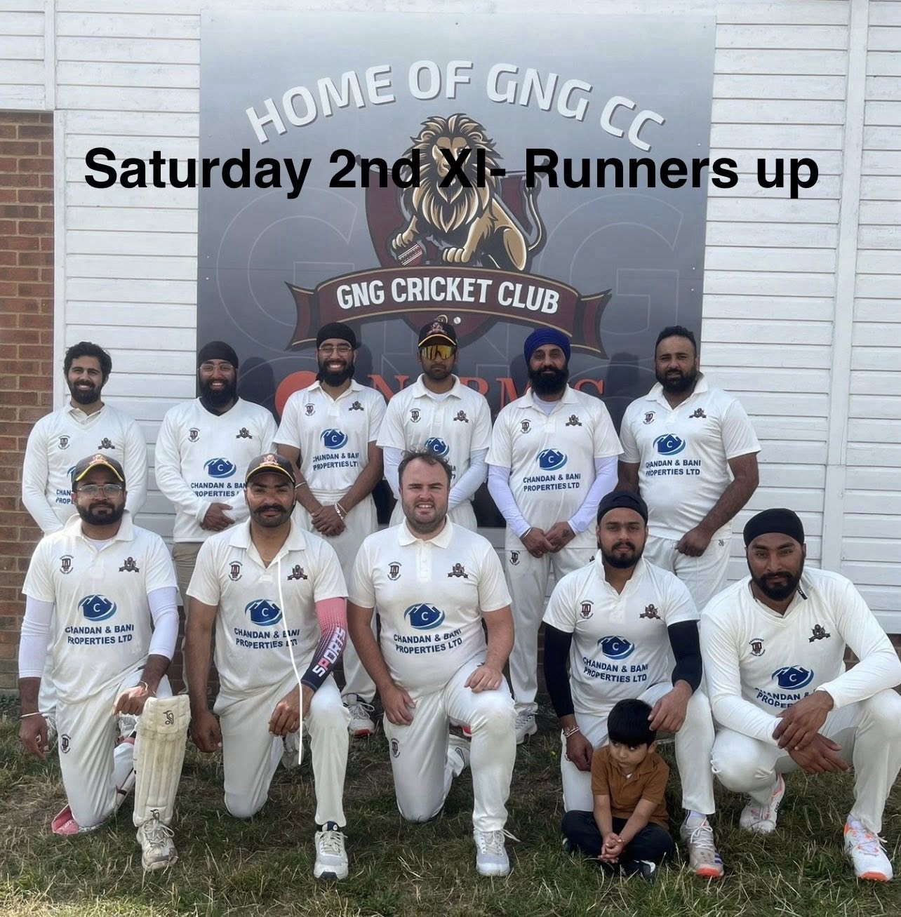 GNG Cricket Club 2nd XI team photo